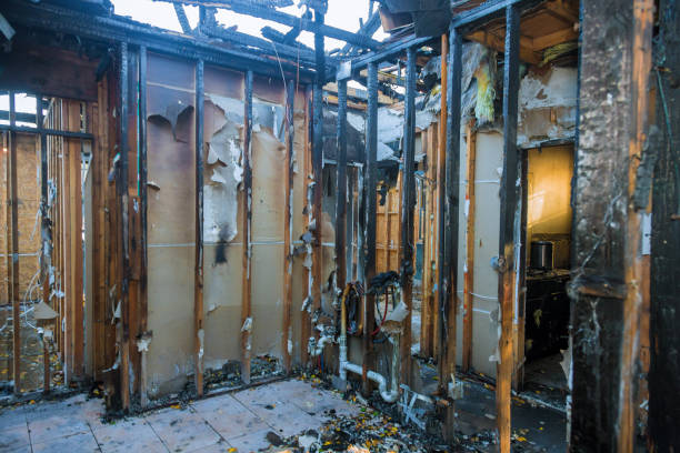 Professional Fire Damage Removal technician working in Sunnyvale, CA